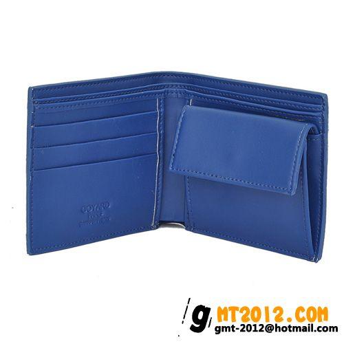 GOYARD ゴヤールスーパーコピー 二つ折り財布 ブルー GOYARD-117